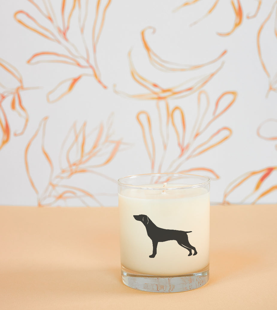 German Shorthaired Pointer Dog Breed Soy Candle