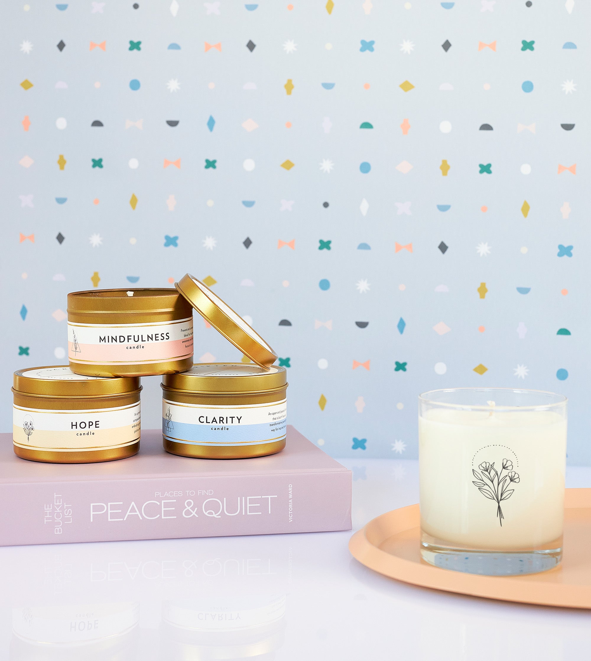 Eco-friendly Hope candle with bamboo – thoughtful sympathy or recovery gift