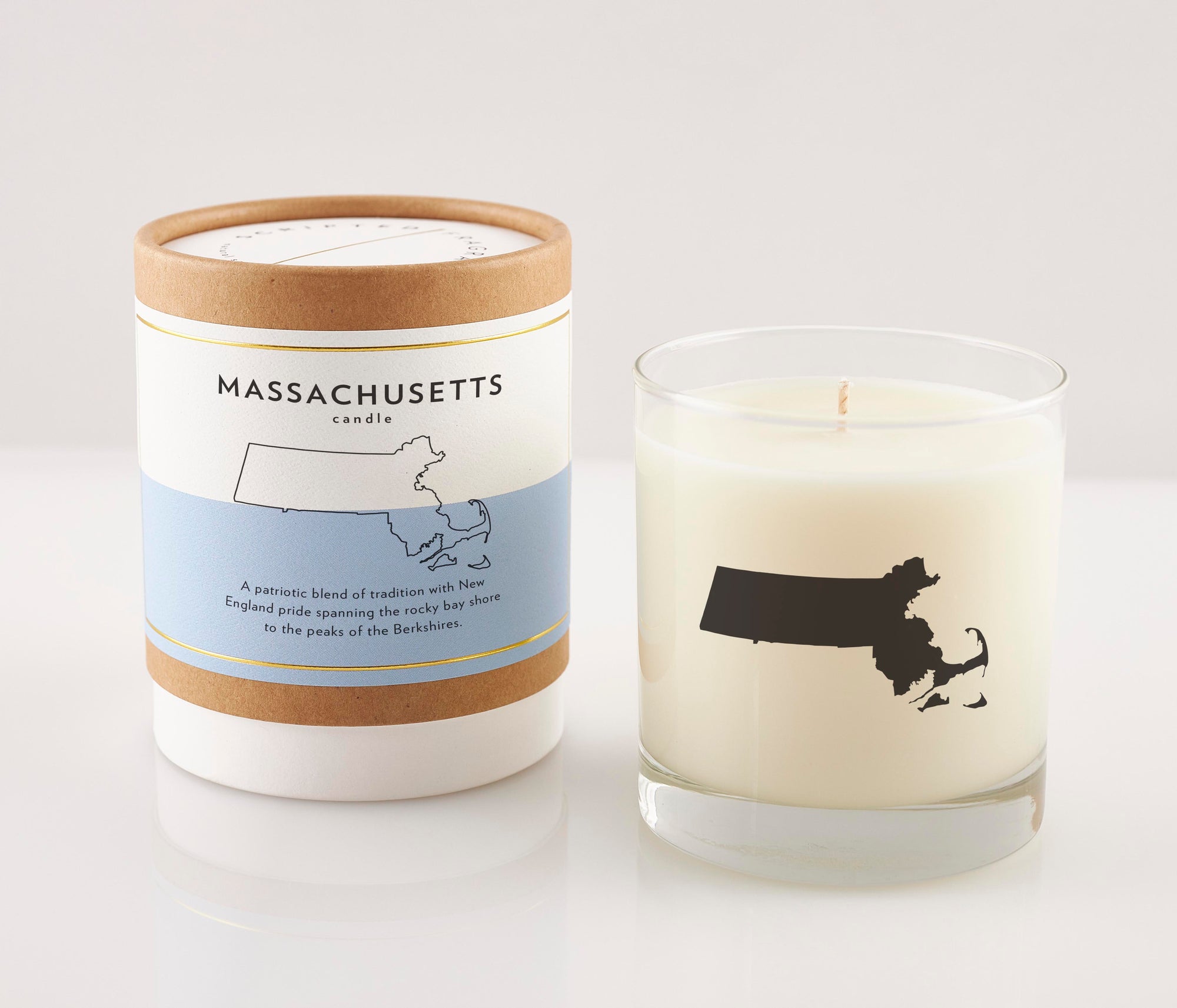 Massachusetts State Soy Candle