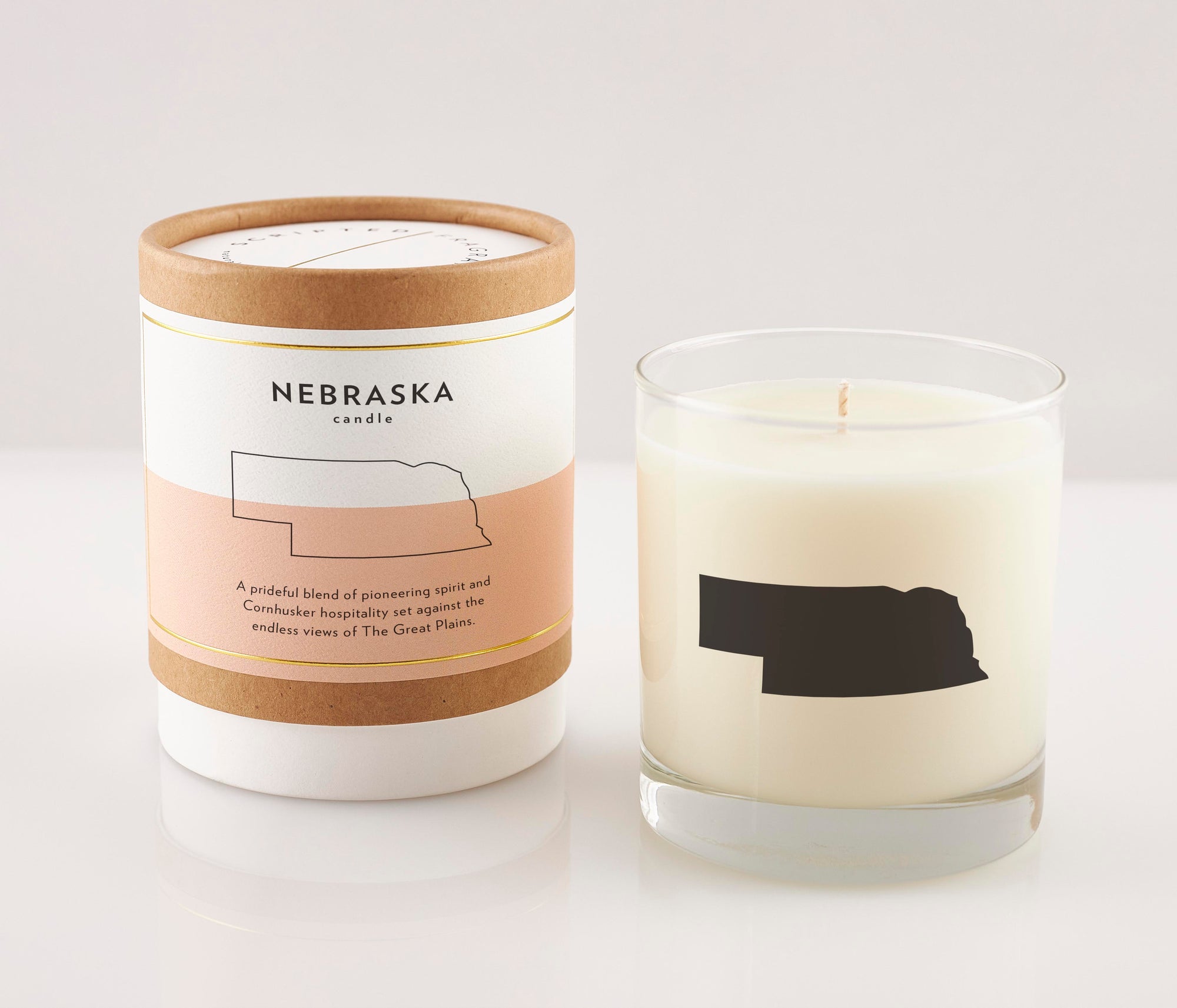 Nebraska State Soy Candle