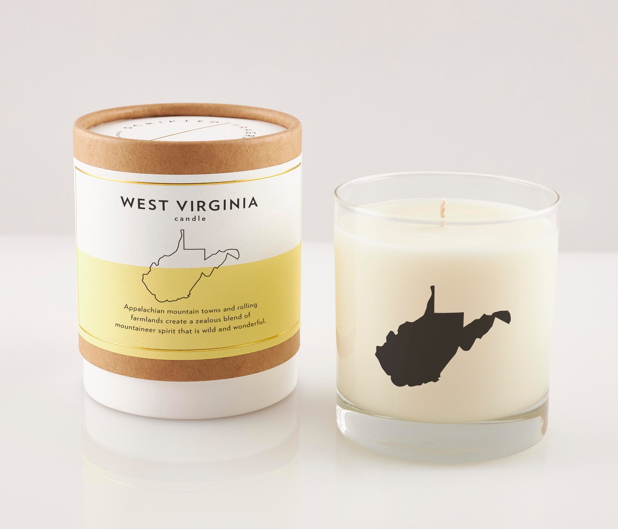 West Virginia State Soy Candle