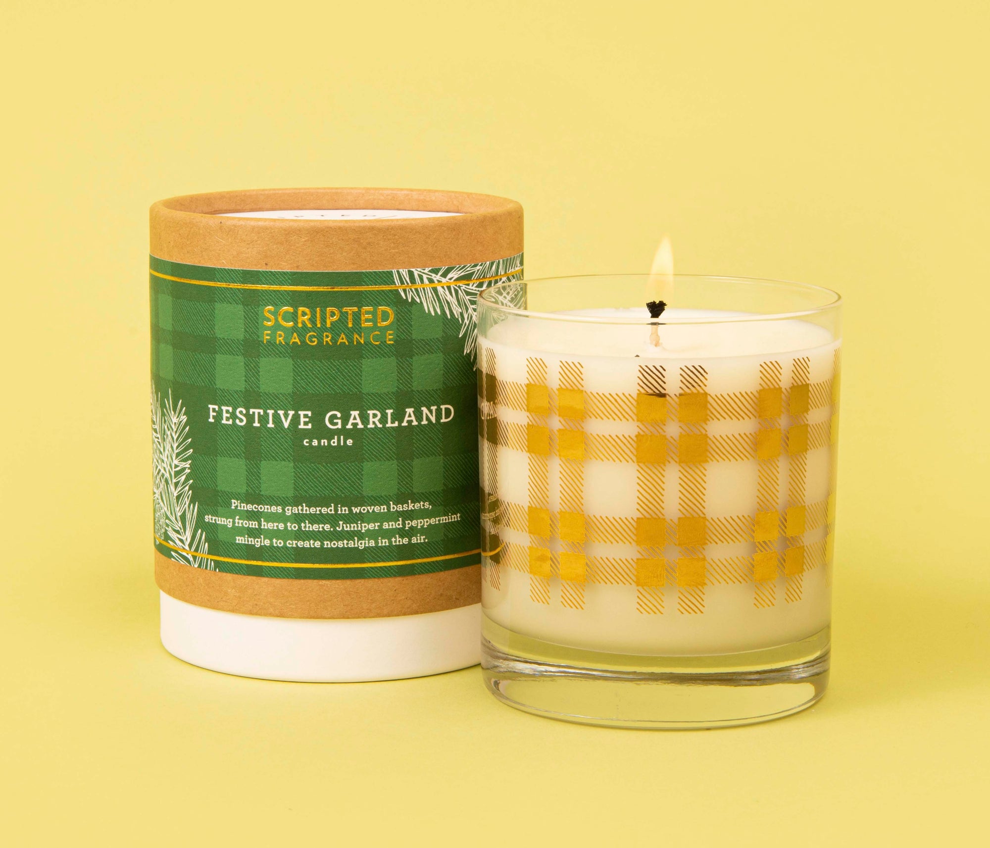 Festive Garland Soy Candle