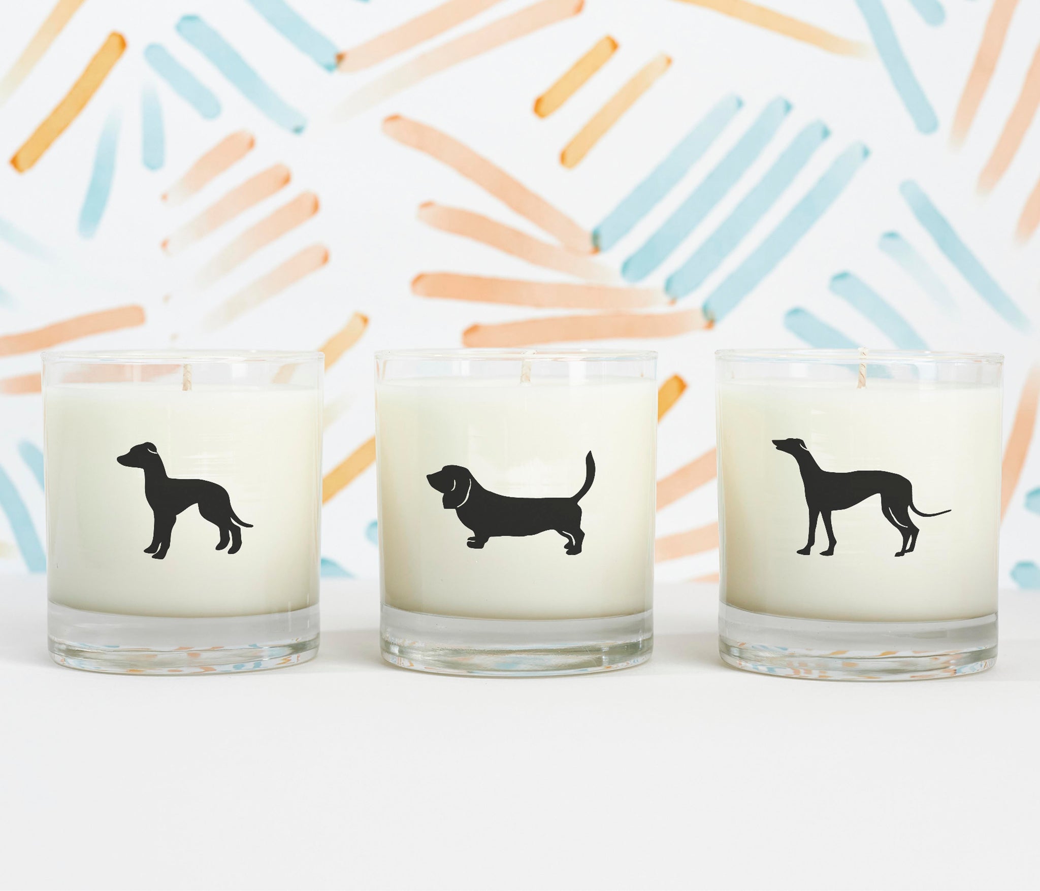 Italian Greyhound Dog Breed Soy Candle