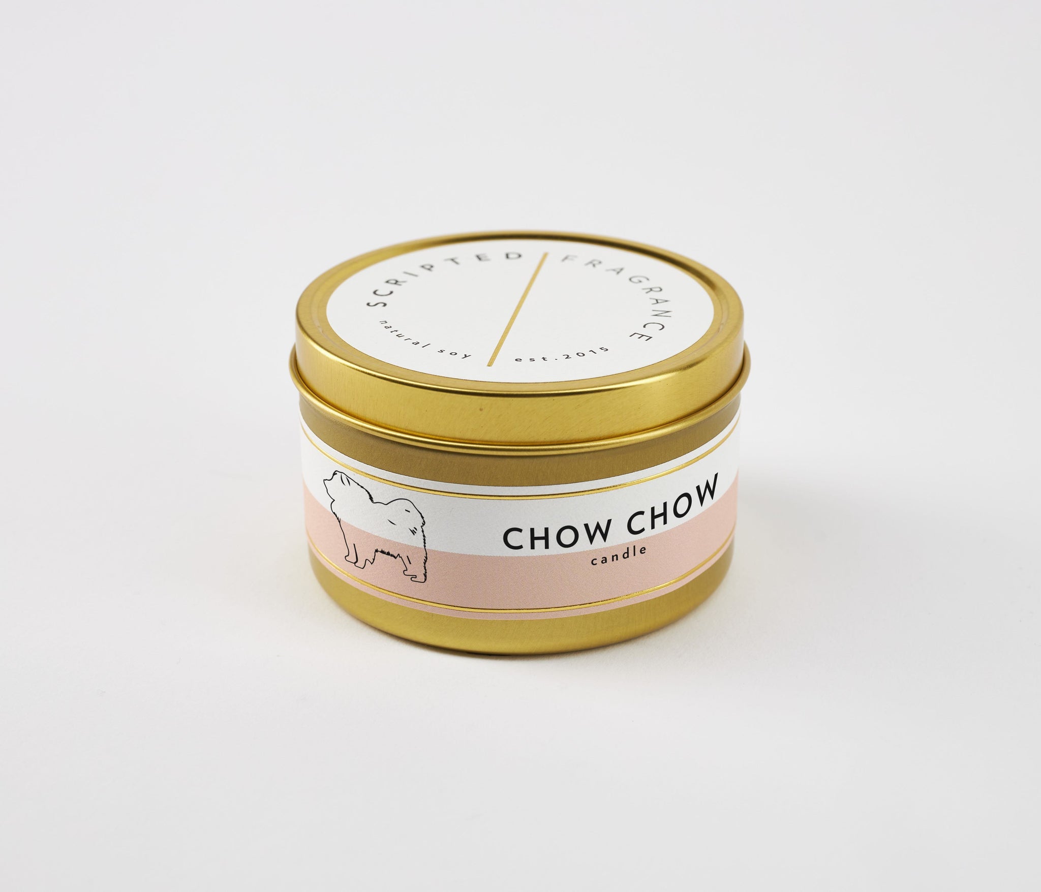 Chow Chow Dog Breed Soy Candle