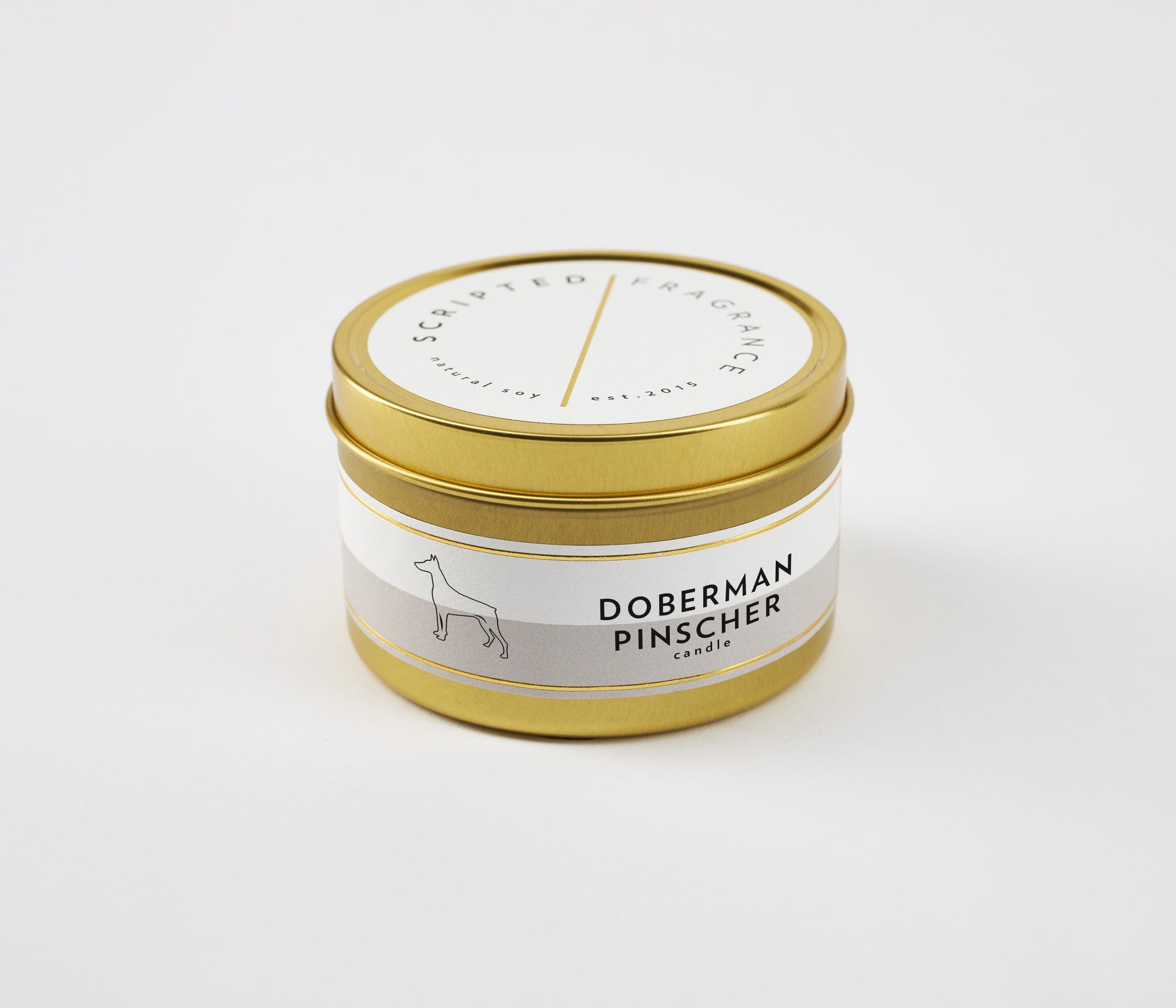 Doberman Pinscher Dog Breed Soy Candle