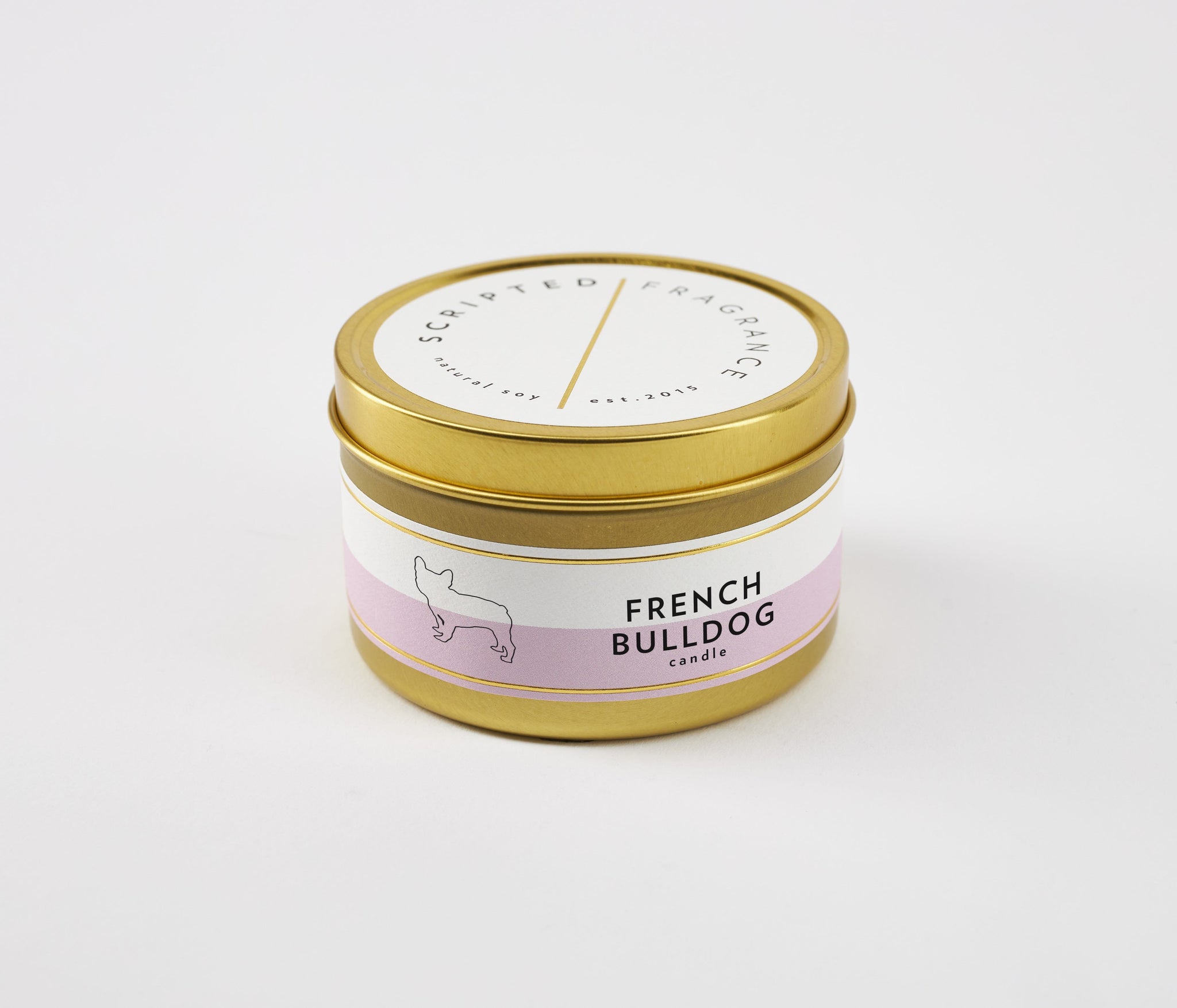 French Bulldog Dog Breed Soy Candle