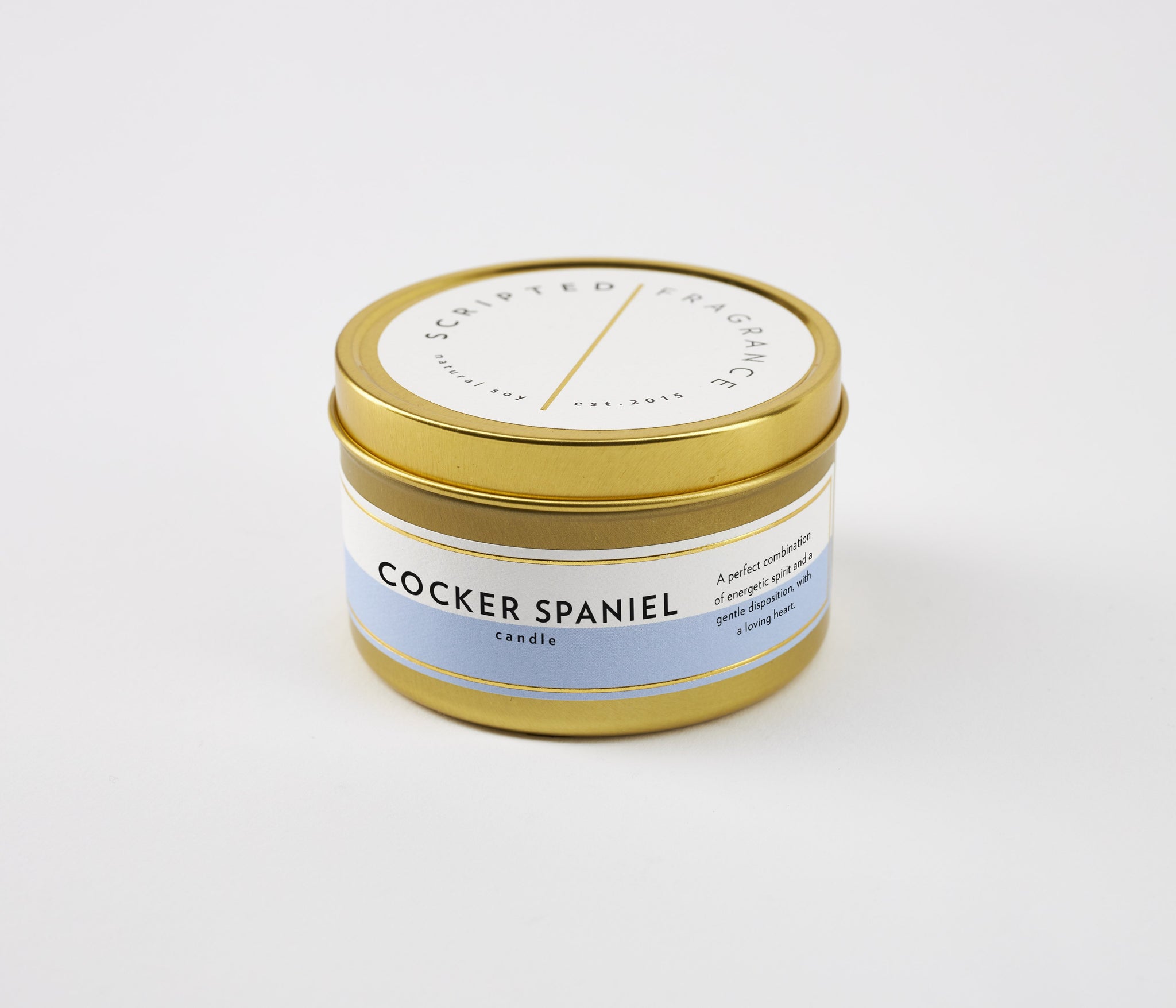 Cocker Spaniel Dog Breed Soy Candle