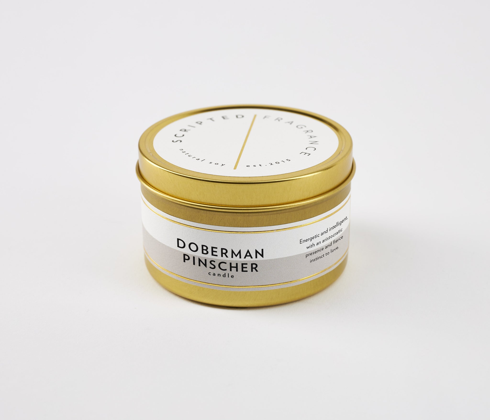 Doberman Pinscher Dog Breed Soy Candle