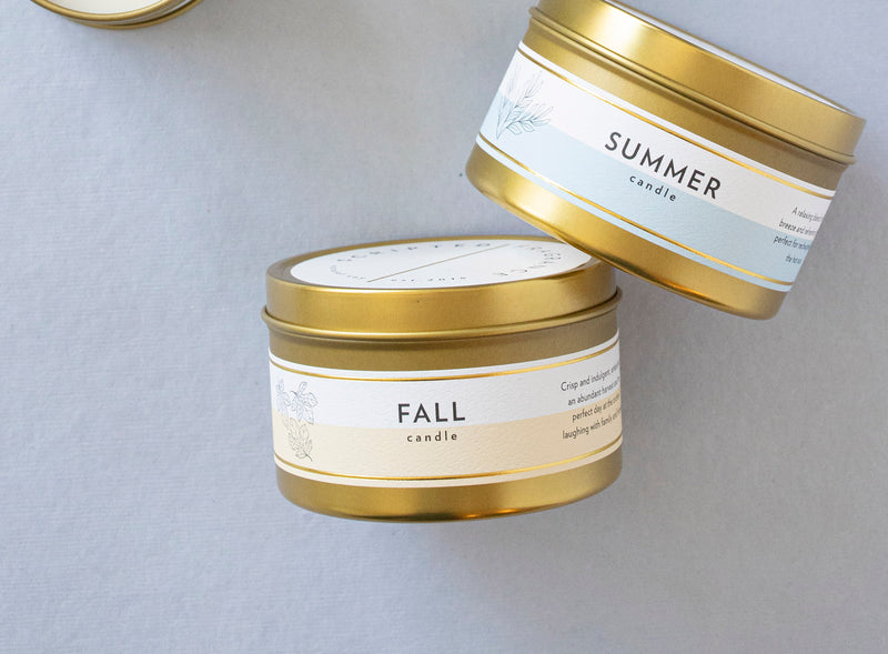 Scripted Fragrance Fall Scented Natural Soy Candle 
