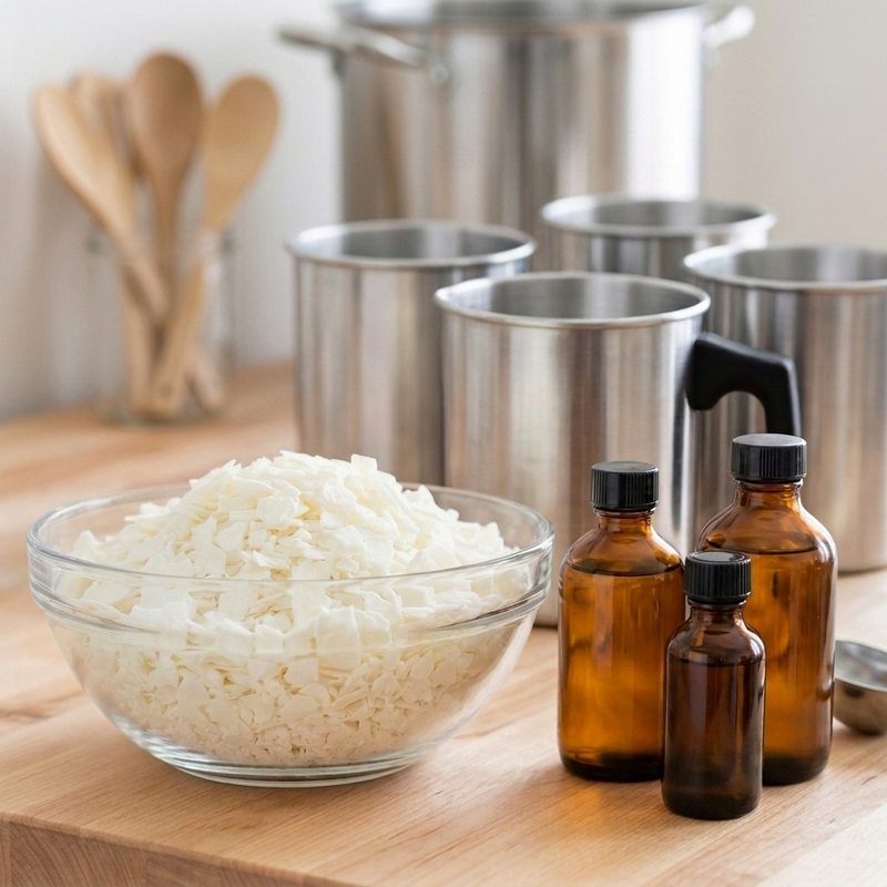 What Makes a Candle 100% Soy vs. Soy Blend?