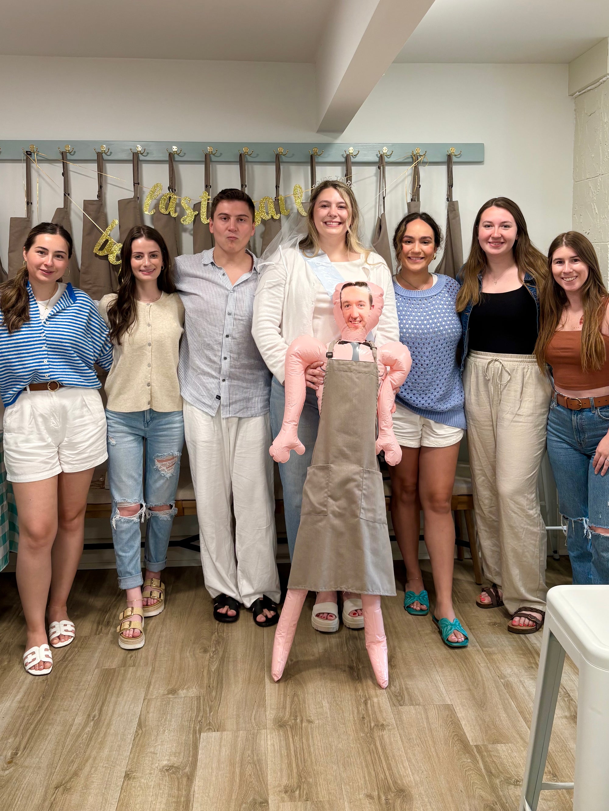 Group photo from a Scripted Fragrance candle-making class