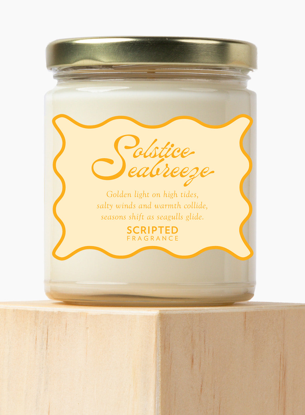 Solstice Seabreeze - Scallop Label Jar Candle