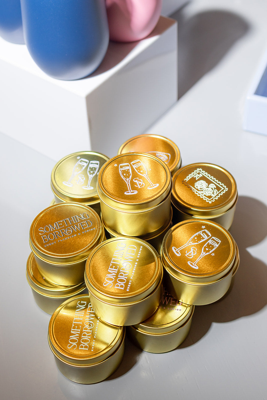 Scripted Fragrance Custom Tin Candles Something Borrowed