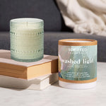 Washed Light Soy Candle in Hobnob Drinking Glass | Linen, Lavender & Lemon