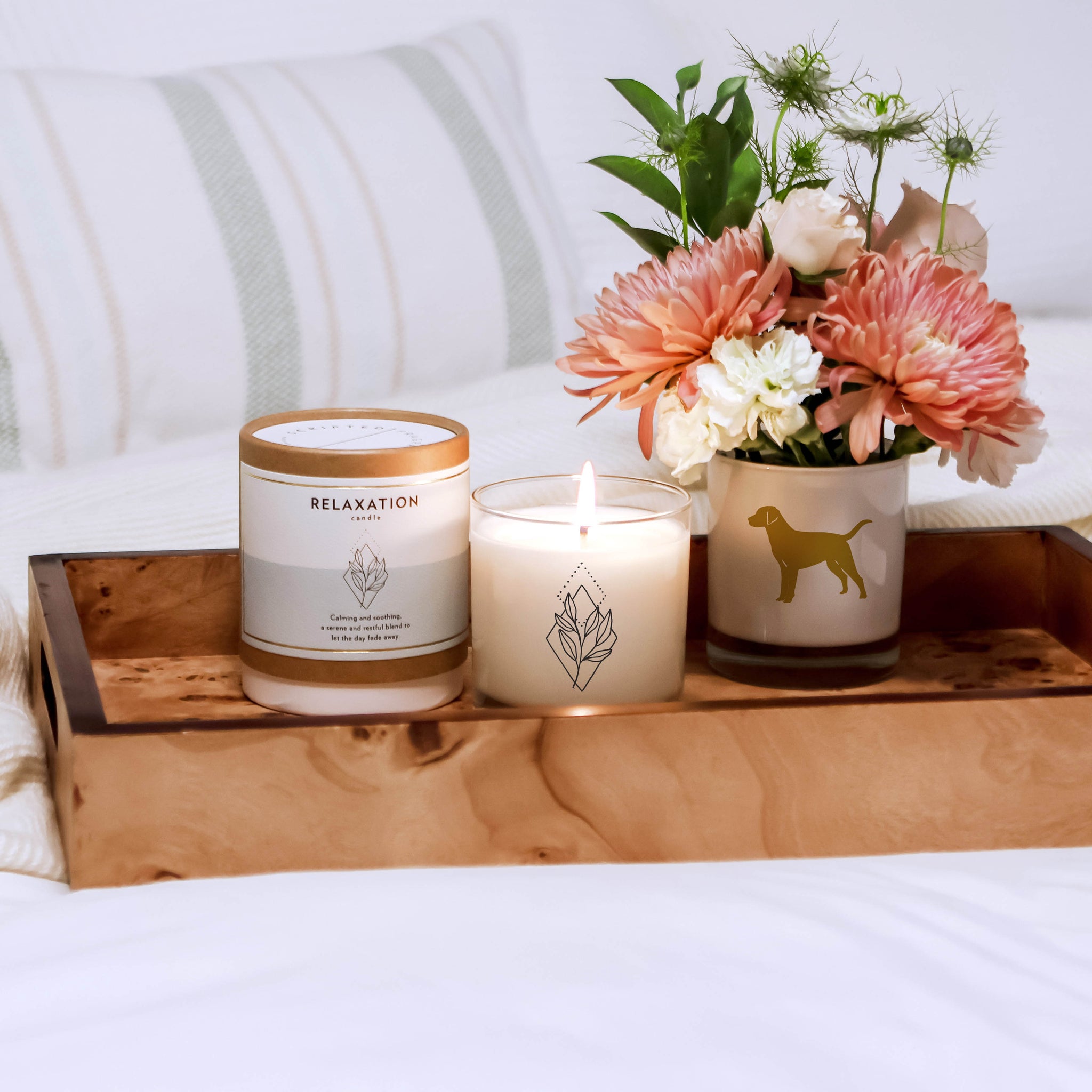 Relaxation Wellness Meditation Soy Candle