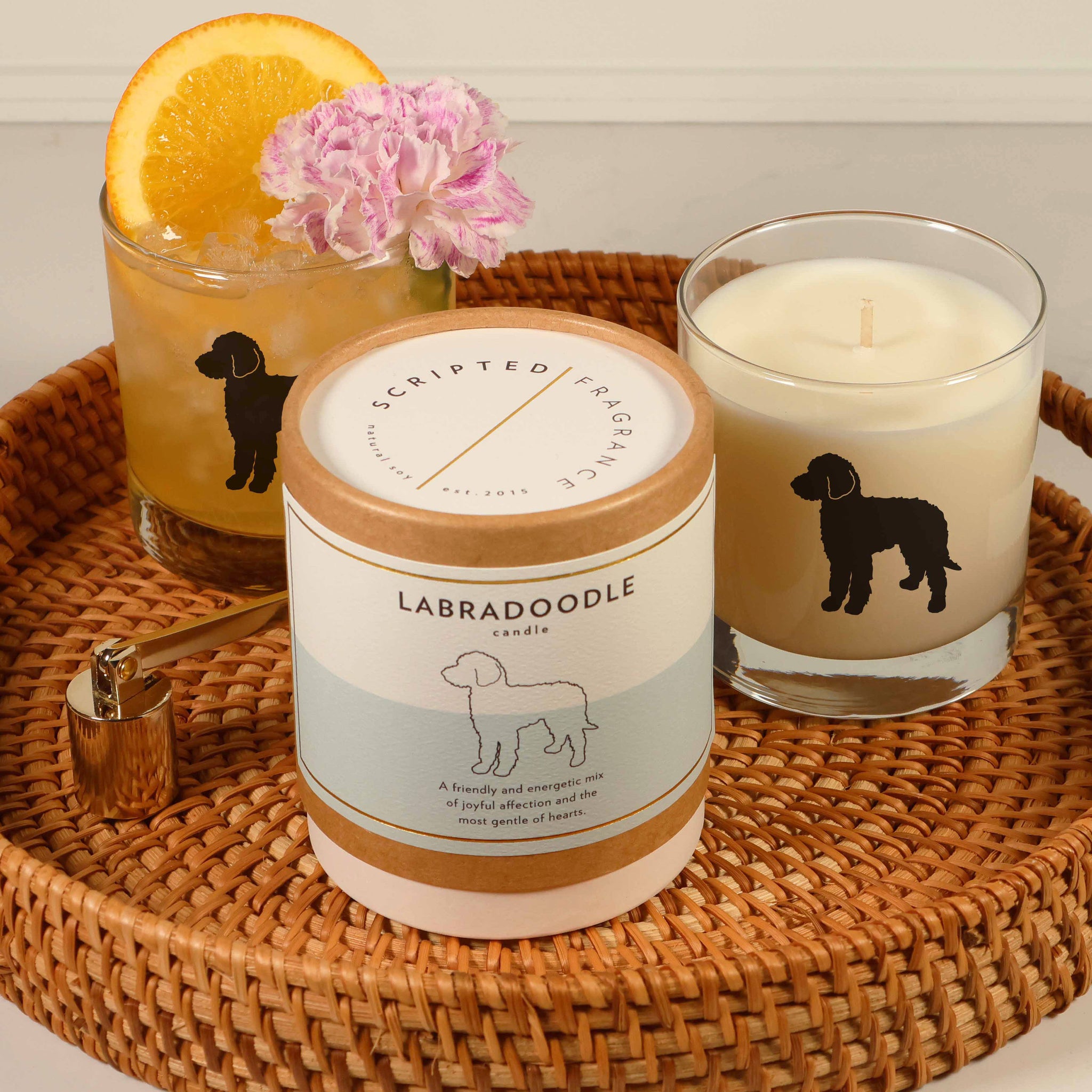 Labradoodle Dog Breed Soy Candle