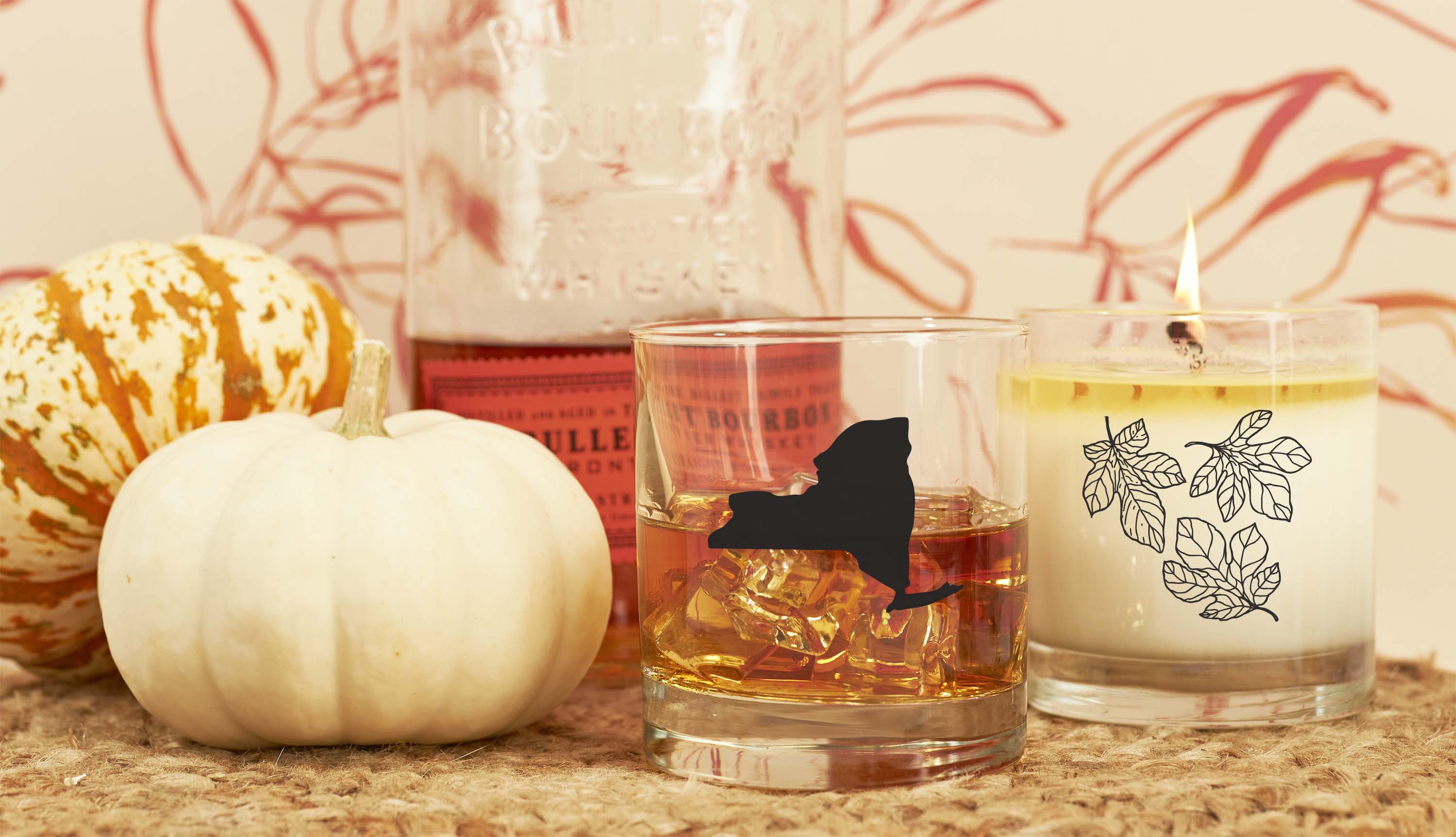 Fall Candle – Cinnamon, Apple, Pecan & Cedarwood in reusable drinking glass