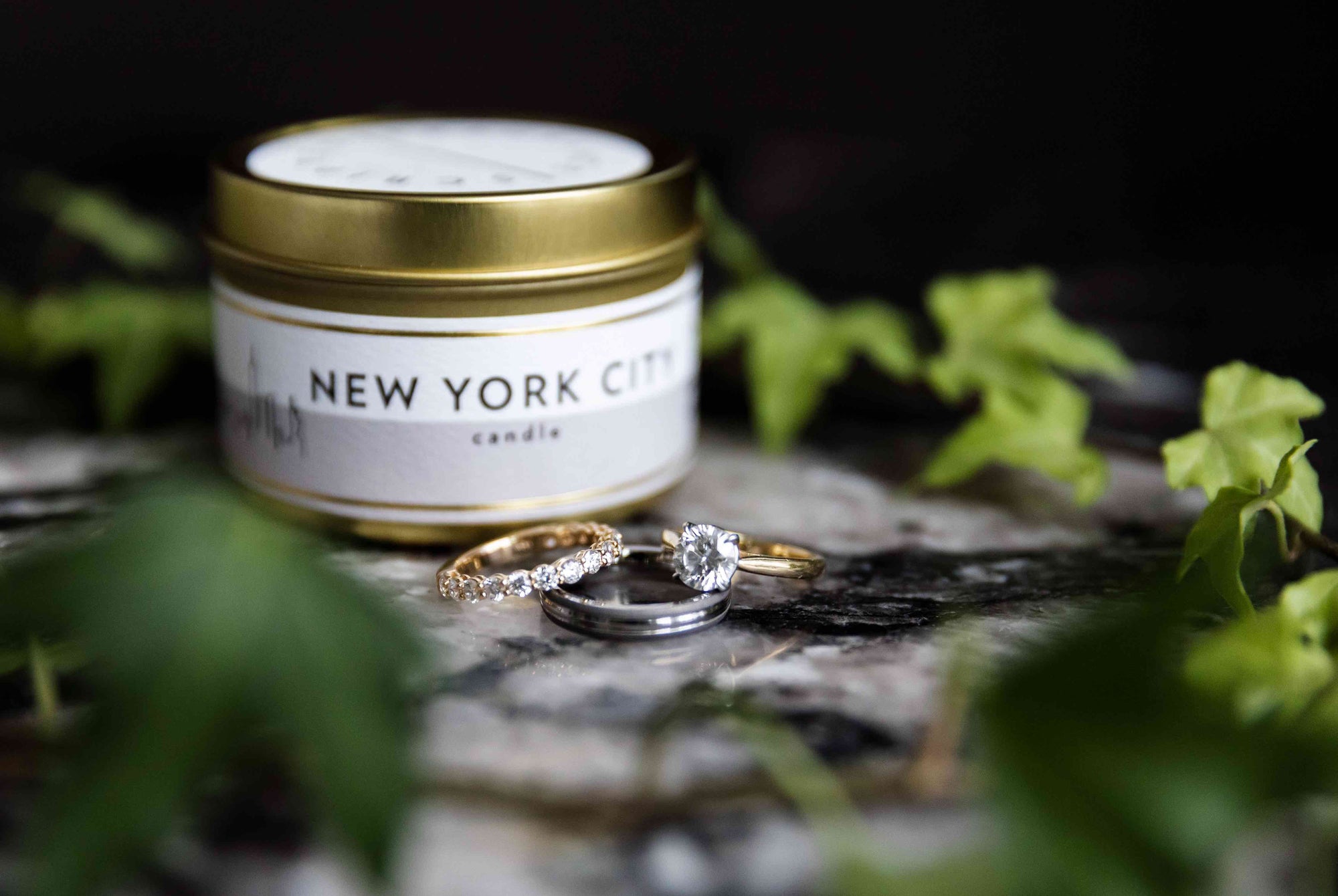 3oz Mini Gold Tin Soy Candles | Bulk Candles for Special Events, Wedding Favors, & Corporate Gifting