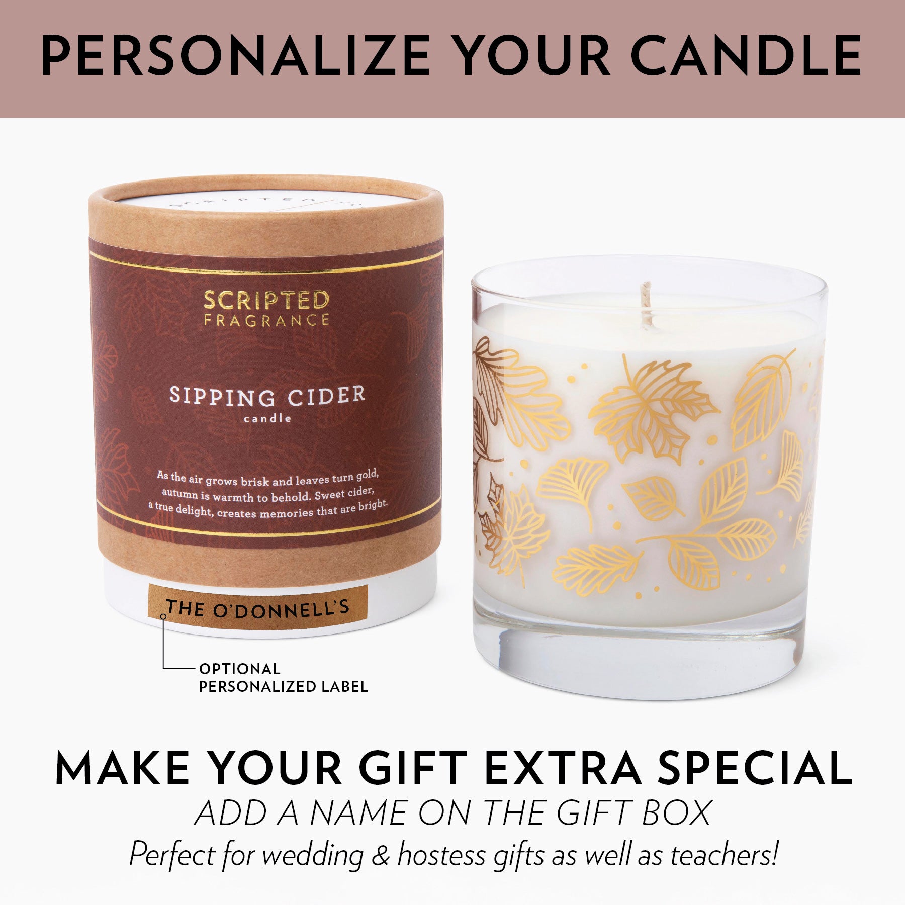 Sipping Cider Autumn Soy Candle