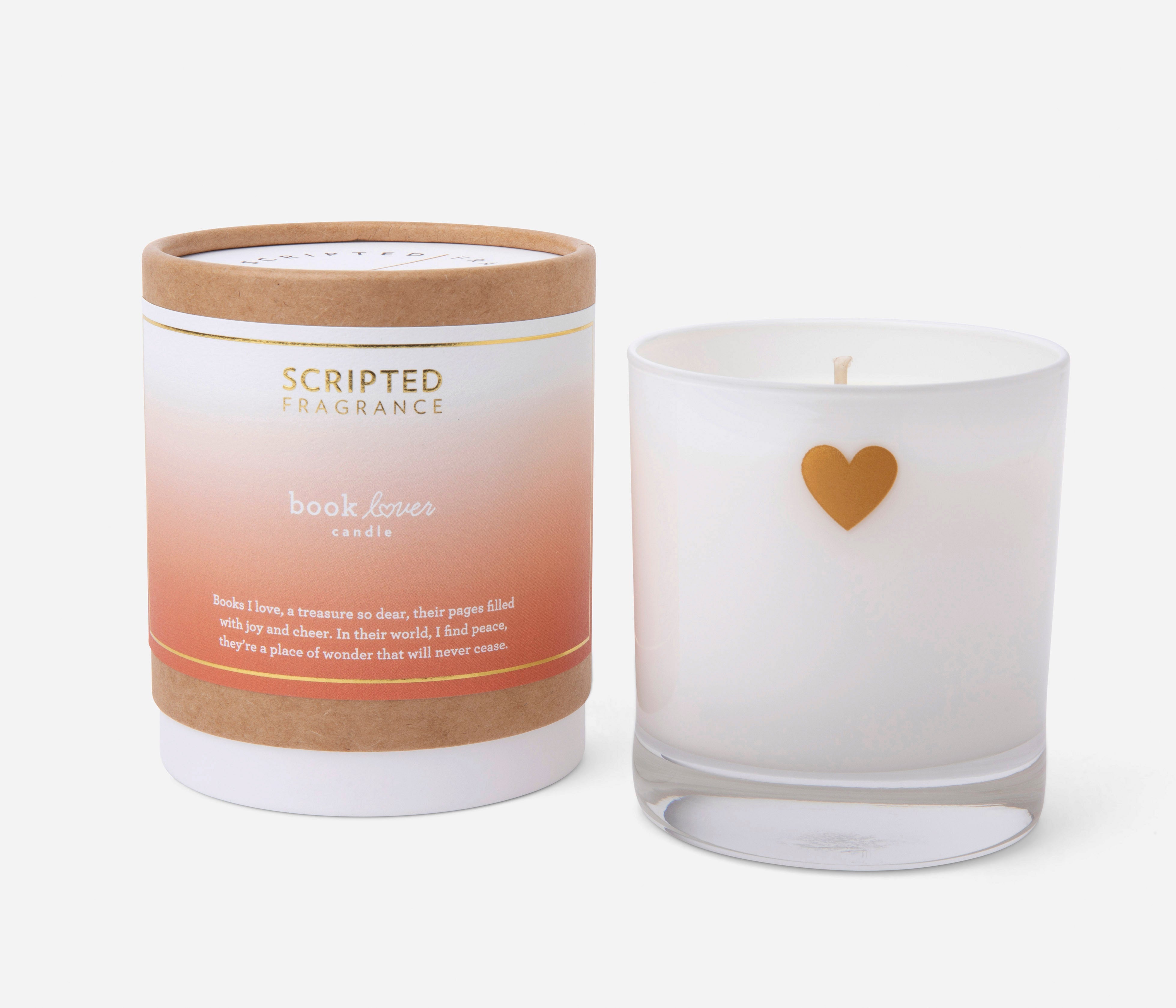 Scripted Glass Book Lover Candle | The BEST Book Inspired Candle – Scripted Fragrance