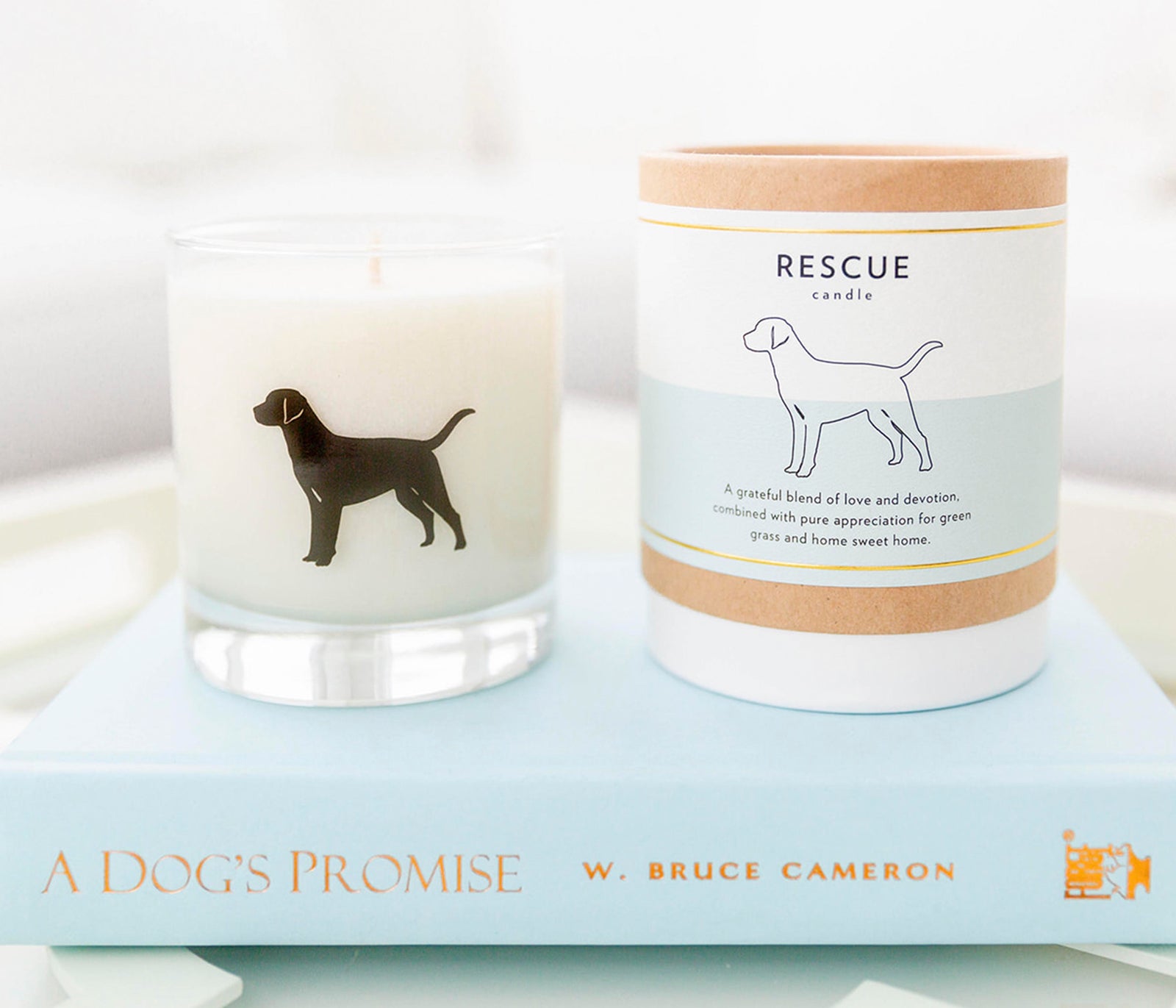 Scripted Fragrance Rescue Dog Candle