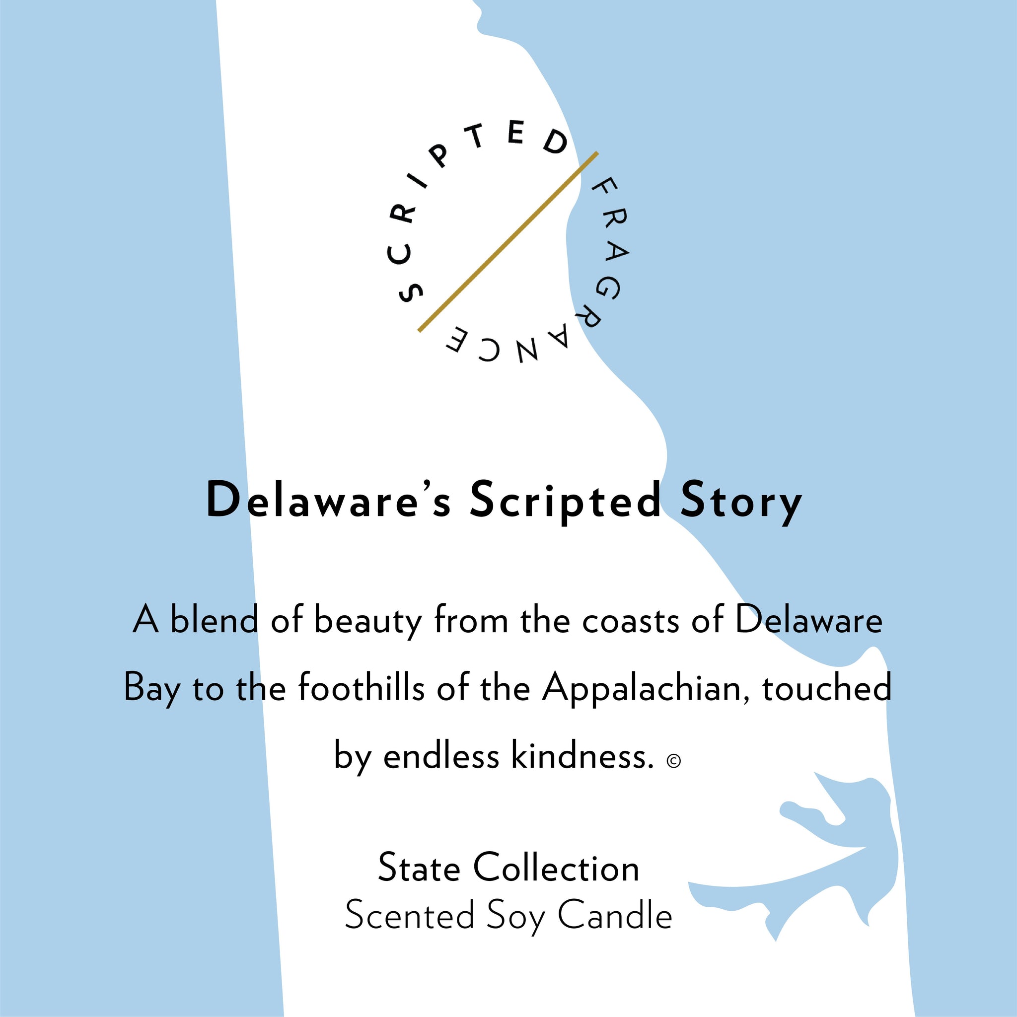 Delaware State Soy Candle