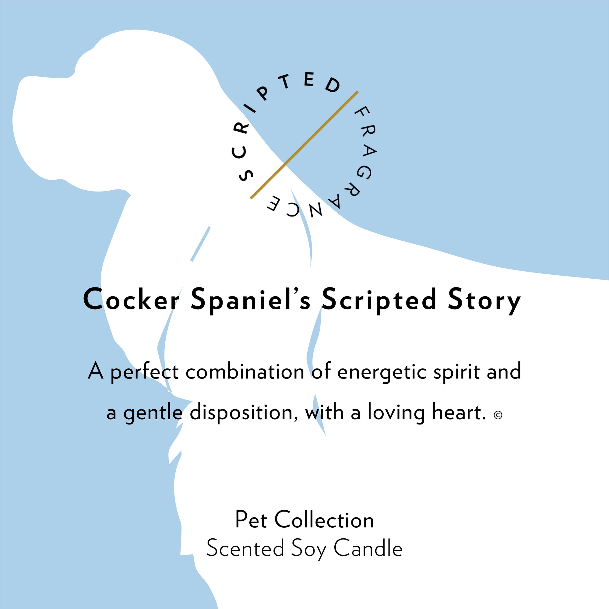 Cocker Spaniel Dog Breed Soy Candle