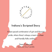 Indiana State Soy Candle