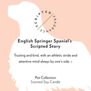 English Springer Spaniel Dog Breed Soy Candle