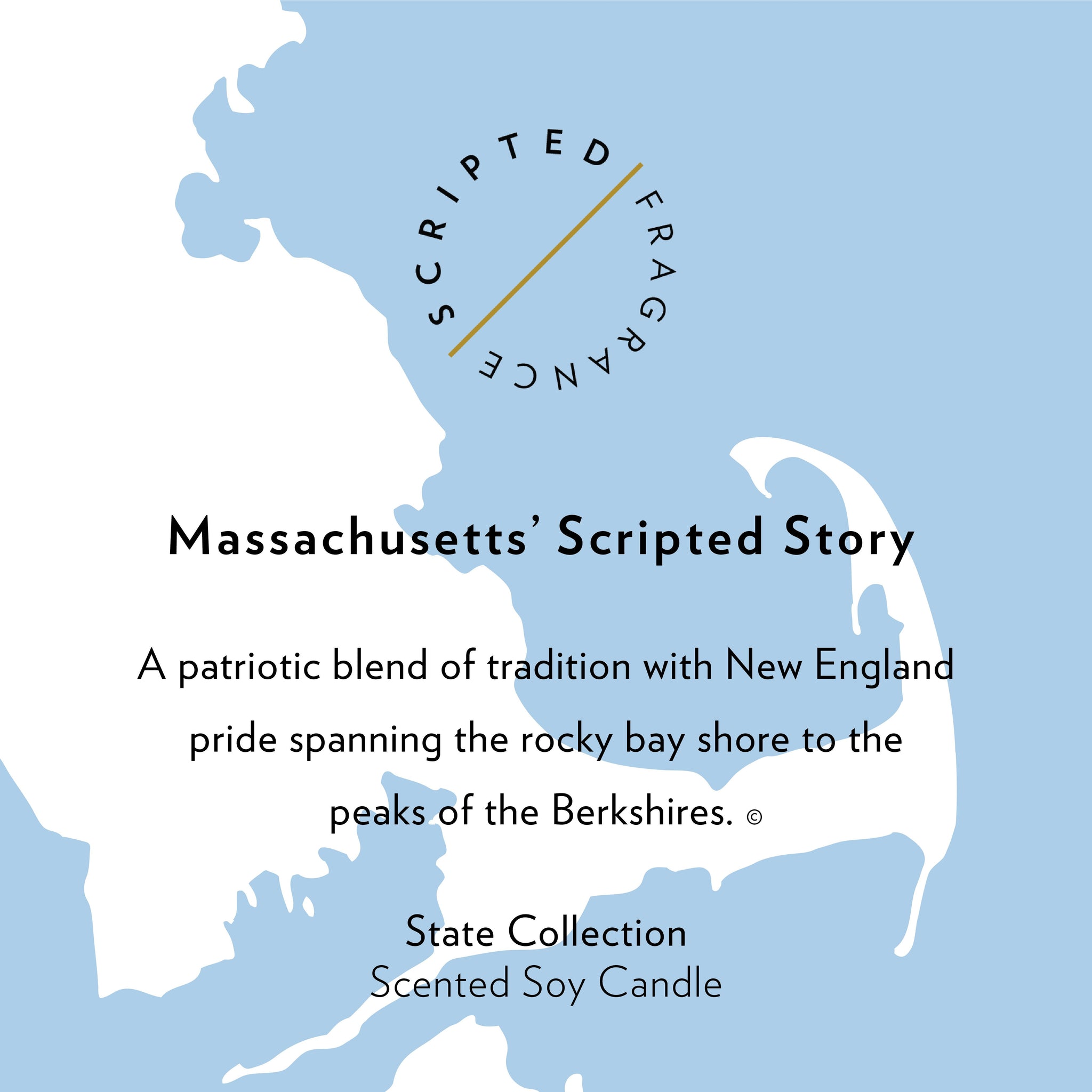 Massachusetts State Soy Candle
