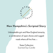 New Hampshire State Soy Candle