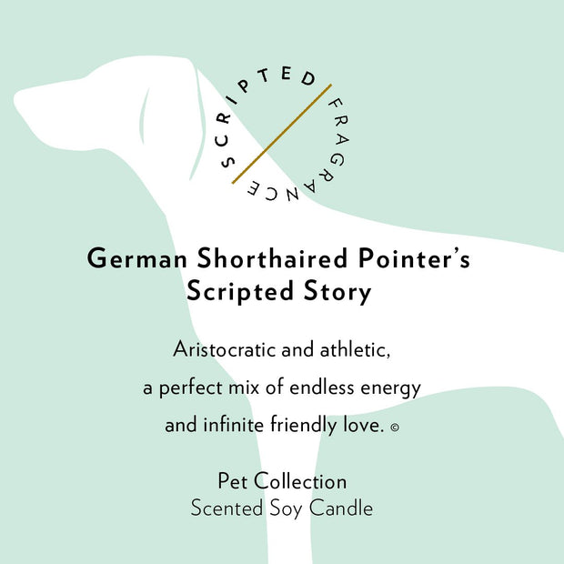 German Shorthaired Pointer Dog Breed Soy Candle