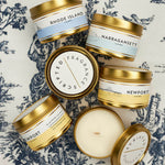 Mini Gold Tin Soy Candles | Wedding & Event Favors | Champagne Package