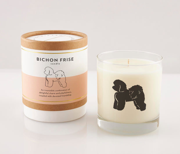 Bichon Frise Dog Breed Soy Candle