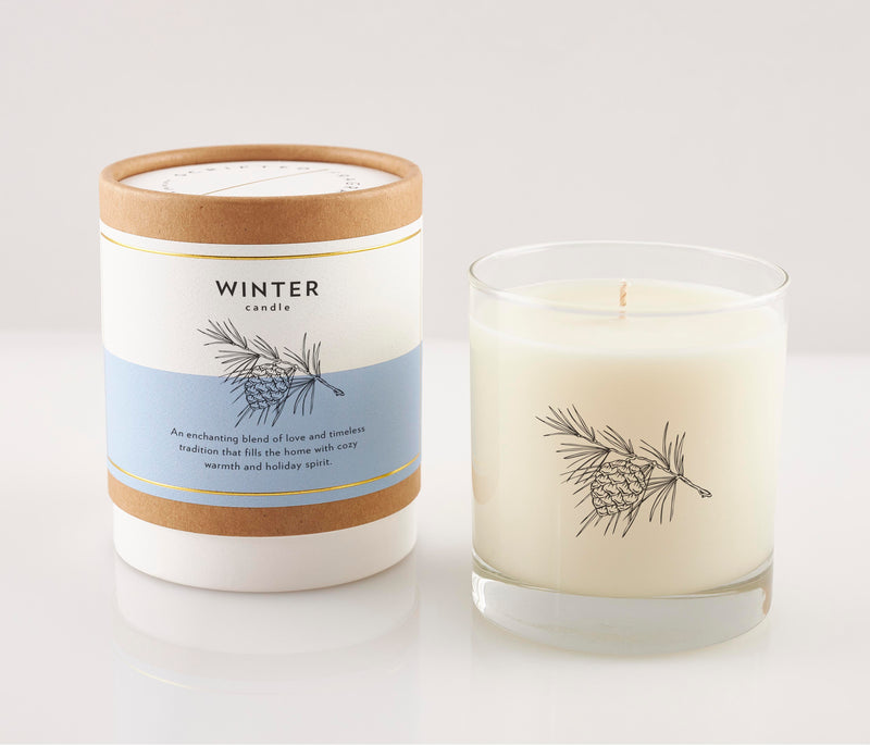 Hudson Grace Winter Scented 3-Wick Candle - Hudson Grace