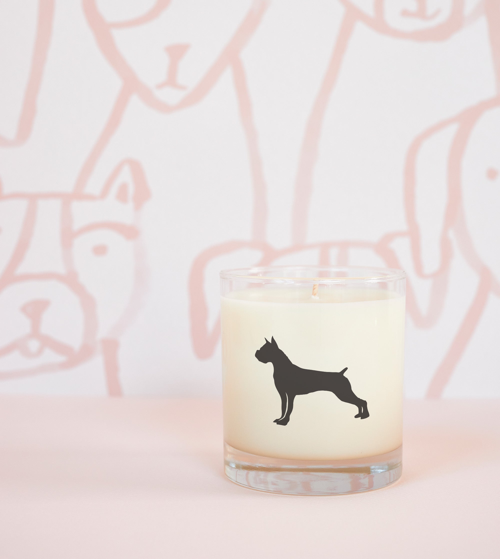 Boxer Dog Breed Soy Candle