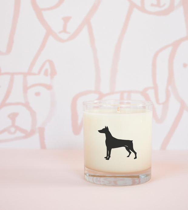 Doberman Pinscher Dog Breed Soy Candle