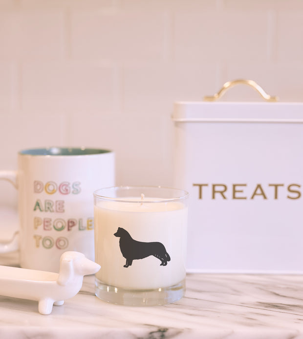 Border Collie Dog Breed Soy Candle