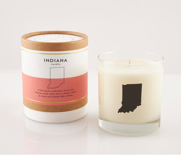 Indiana State Soy Candle