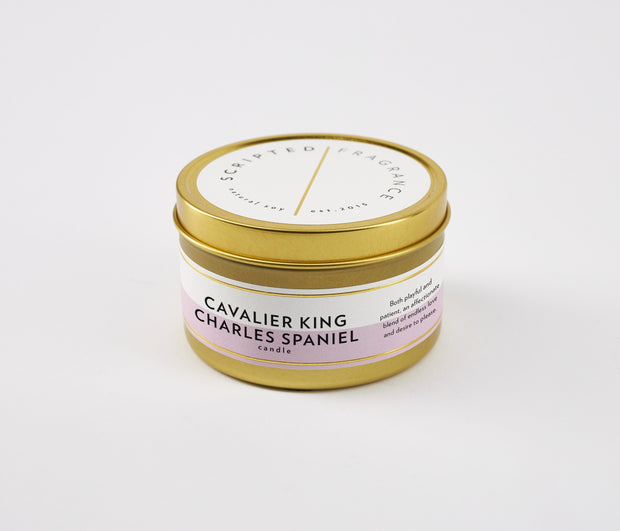 Cavalier King Charles Spaniel Dog Breed Soy Candle