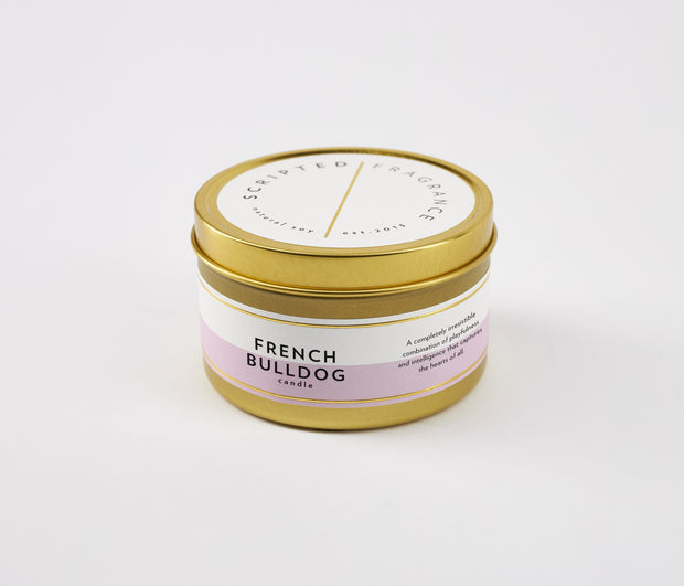 French Bulldog Dog Breed Soy Candle