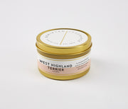 West Highland Terrier Dog Breed Soy Candle